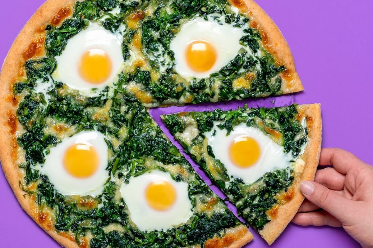 World Book Day - 'Sam I Am's' Green Eggs And Ham Pizza