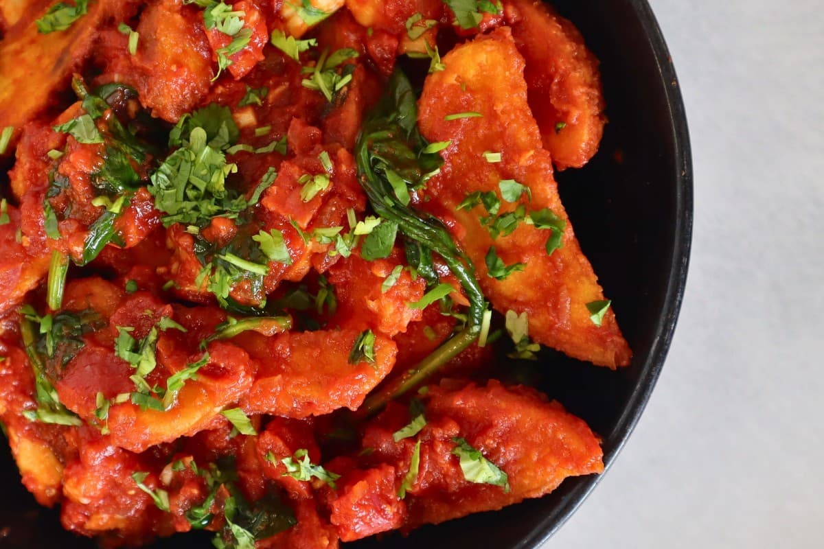 Loaded Spanish Potatoes With Chicken And Chorizo