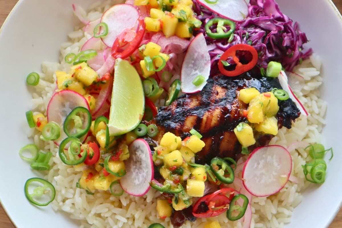 Jerk Chicken & Rice Bowl