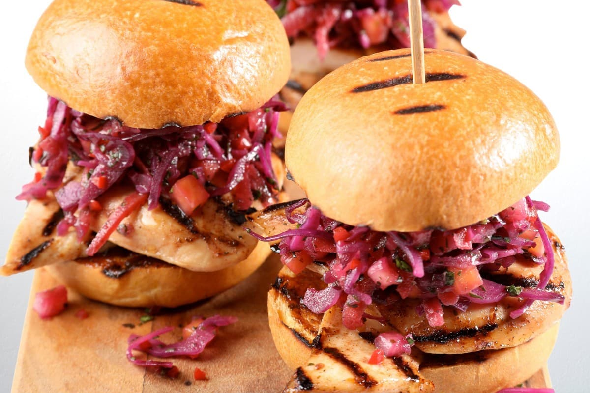 Jerk Red Cabbage & Apple Slaw