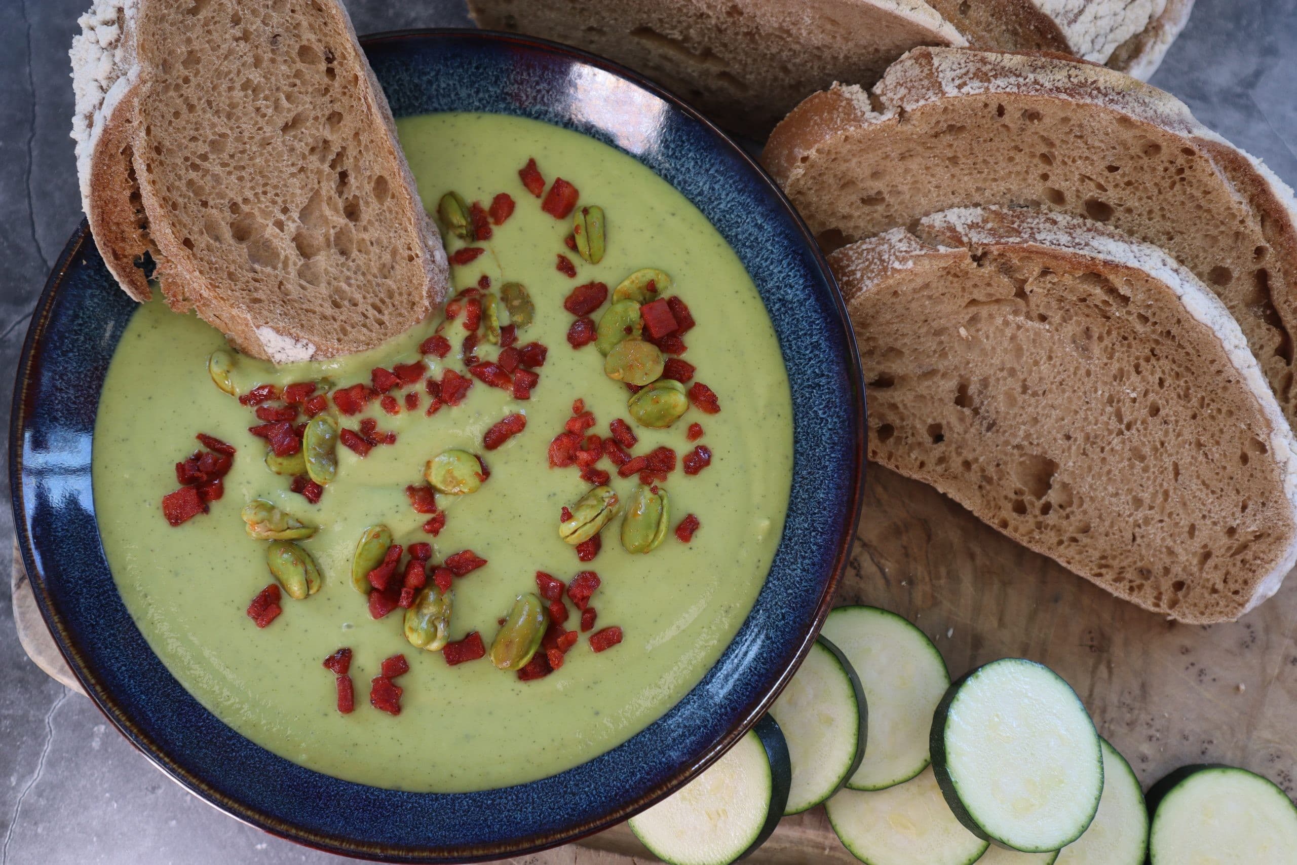 Courgette and Mint Soup